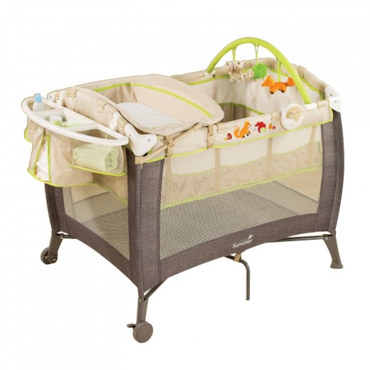 Summer Infant Grow with Me Playard and Changer, Fox and Friends