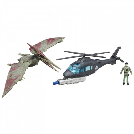 Jurassic World Pteranodon vs. Helicopter Pack