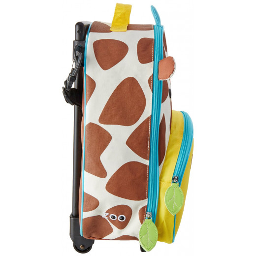 Skip Hop Zoo Little Kid Travel Rolling Luggage Backpack - Giraffe