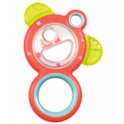 Bébé Confort Teething Ring Rattle (Red)