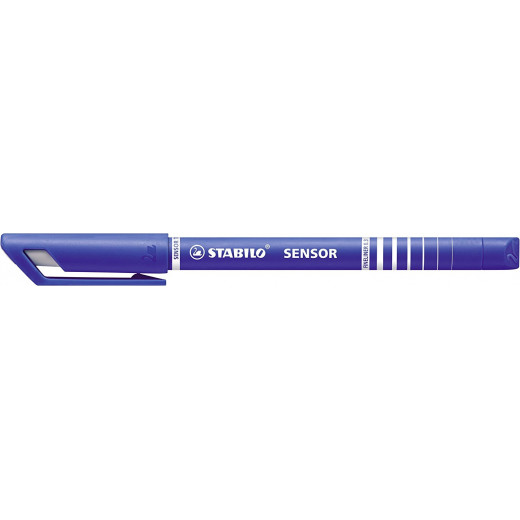Stabilo Sensor Fineliner Marker Pen - Fine Point - 4 Color Set - Wallet