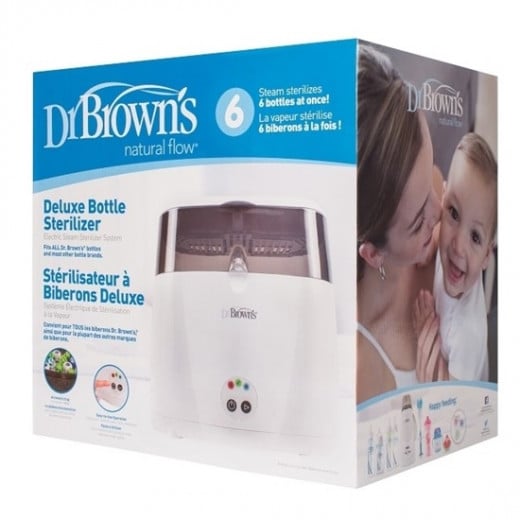 Dr. Brown's Deluxe Electric Bottle Sterilizer w/ Cycle Indicator (Type F plug)
