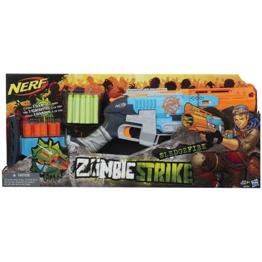 Hasbro Nerf Zombie Strike Sledgefire Blaster