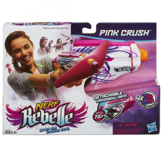 NERF Rebelle Pink Crush Blaster