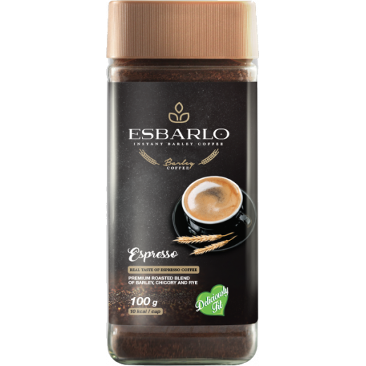 Esbarlo Instant Barley Coffee - Espresso (100gm)