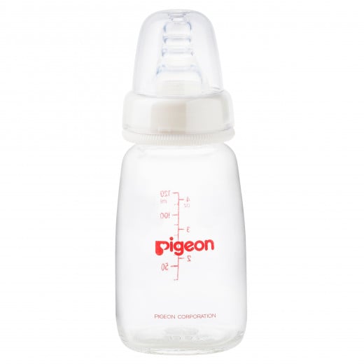 Pigeon Glass Bottle (Slim Neck) Clear Cap - 120ml