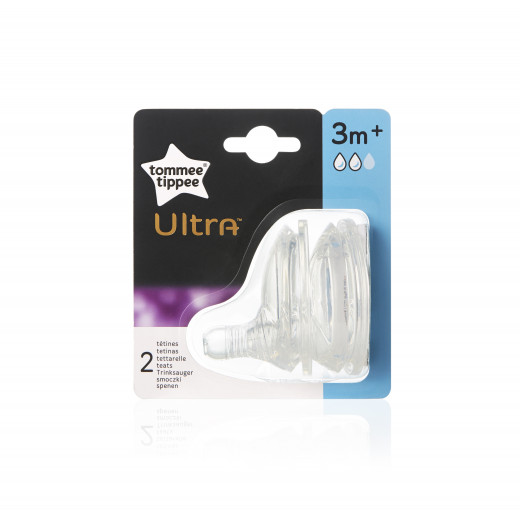 Tommee Tippee Ultra Med Flow Teats 3+ Months