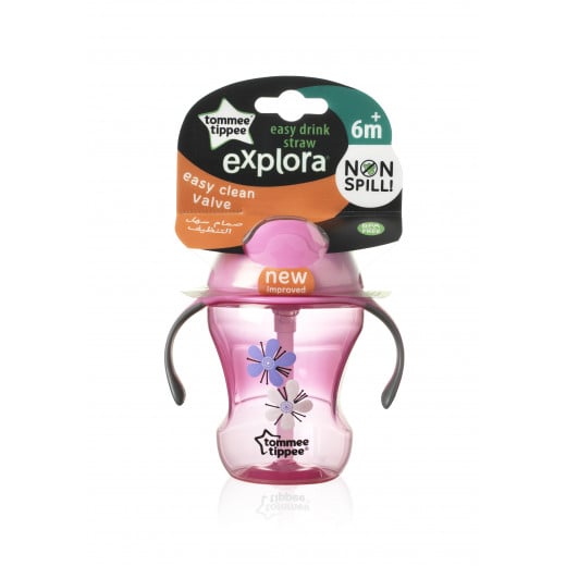 Tommee Tippee Easy Drink Straw Cup - Pink