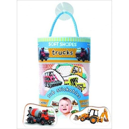 Innovative Kids - Soft Shapes Tub Stickables: trucks