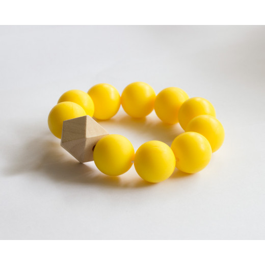 Baby Holders - Teething Bracelets with Yellow Beads