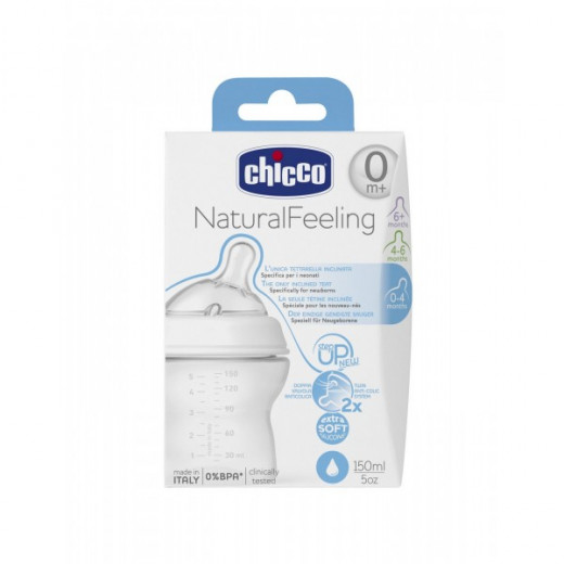 Chicco Natural Feeling Bottle 0M+ 150 Ml Regular Flow