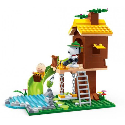 Banbao Construction Kit Snoopy Lookout Tower 195-Piece
