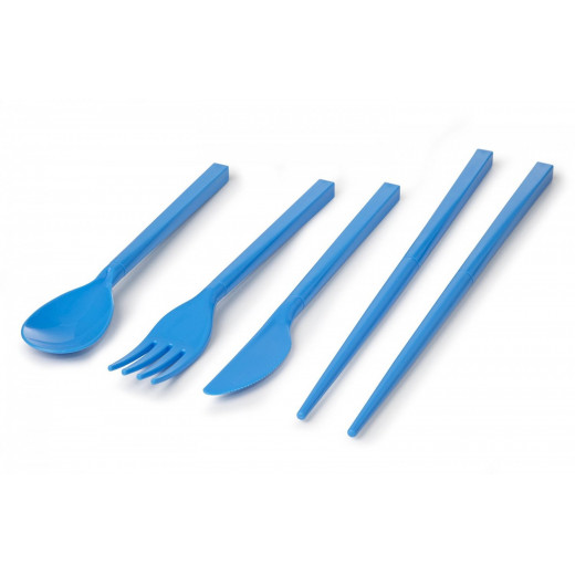 Sistema Klipo Cutlery Set to Go, Blue
