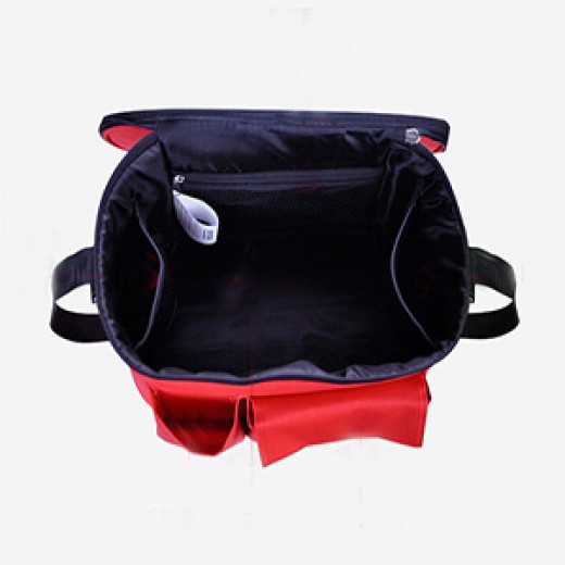 Insular Red Lunch Bag