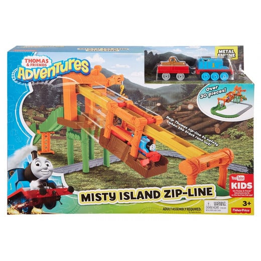 Thomas Friends Adventures Misty Island Zip-line Playset