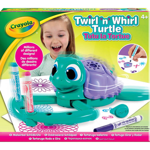 Crayola Twirl n Whirl Turtle Spiral Arts and Crafts Toy