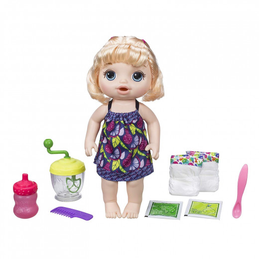 Baby Alive Sweet Spoonfuls Baby Doll Girl-Blonde Hair