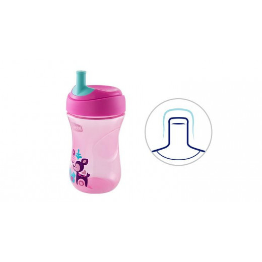 Chicco First Straw Trainer No Spill Sippy Cup 12M+, 9oz, Purple