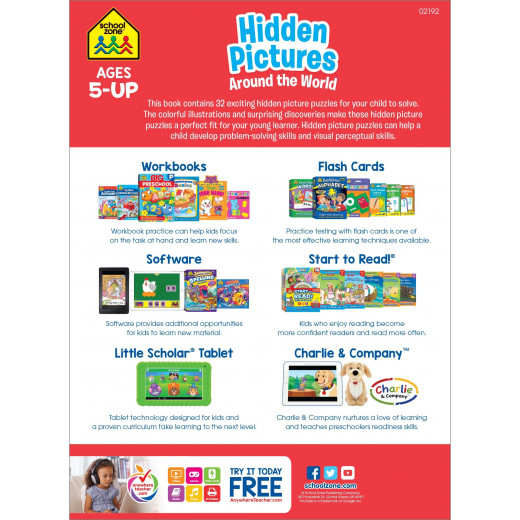 School Zone - Pictures Discovery Activity Zone Ages 5-Up