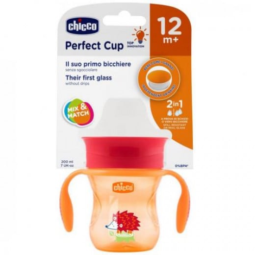 Chicco 360 Perfect Cup, Neutral, 200ml, Red