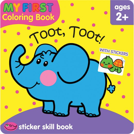 School Zone -Toot Toot My First Coloring Book