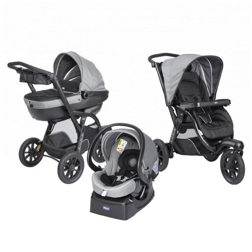 Chicco New Trio Activ3 with Kit Car Grey