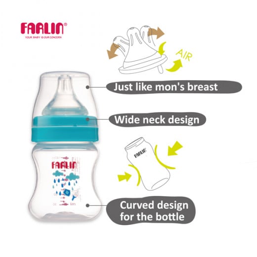 Farlin Feeding Bottle, 140ml, Orange Color