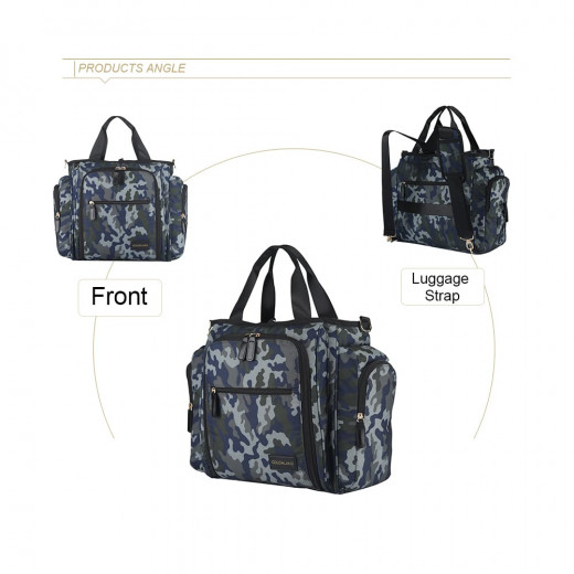 Colorland Gabrielle Tote Baby Changing Bag, Camo Grey