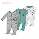 Colorland - Baby Romper / The Car Show 3 Pieces In One Pack - 3-6 Months