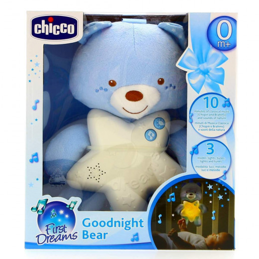 Chicco Toy First Dreams Goodnight Bear - Blue