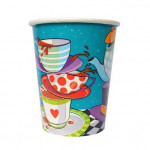 Amscan 9oz Paper Alice in Wonderland Tea Party Cups, 8 Cups