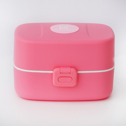 صندوق غداء للأطفال, باللون الوردي من لوك باك