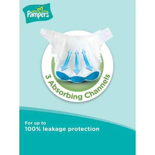 Pampers Baby-Dry Diapers, Size 3, Midi, 6-10 kg, Jumbo Pack, 46 Count