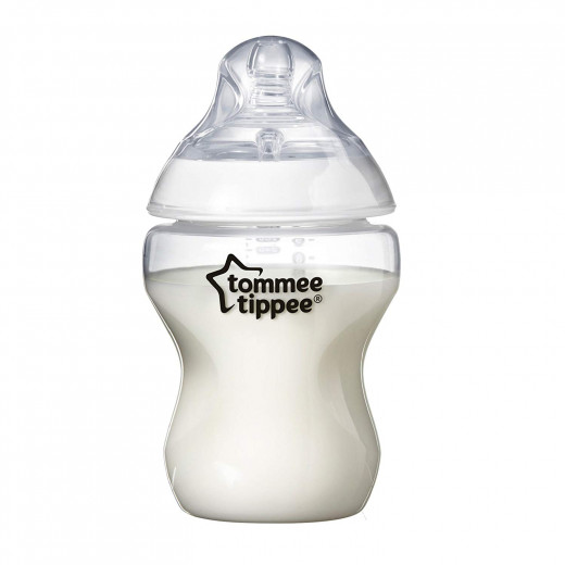 Tommee Tippee Closer to Nature Clear Bottles, 260 Ml, 6 Pieces