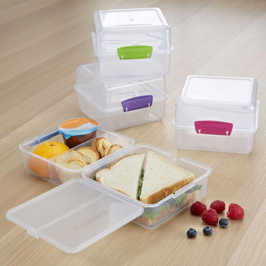 Sistema Lunch Cube To Go, 1.4 Litre - Blue