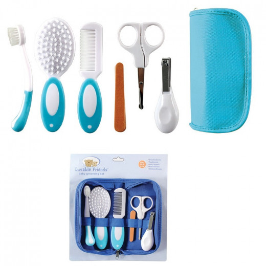 Luvable Friends Grooming Set 6 pieces, Blue