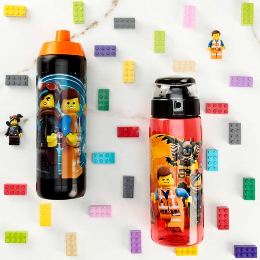 Zak LEGO Water Bottle, Batman, Orange
