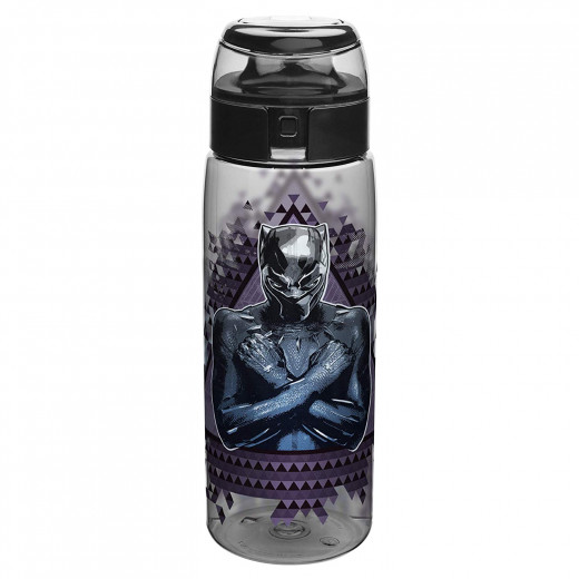 Zak Designs Marvel Comics Water Bottle, 25oz, Black Panther