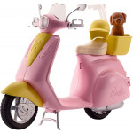 Barbie Motorbike for Doll, Pink Scooter, Vehicle, Multi-Colour