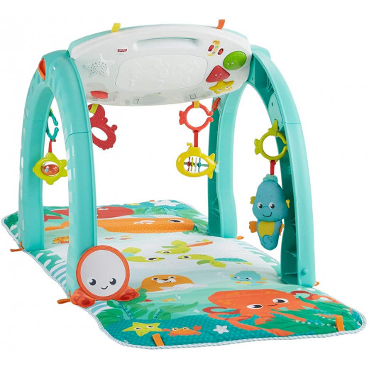Fisher-Price 4-in-1 Ocean Activity Center with Different Ways to Play