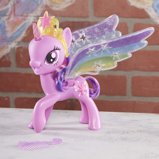 My Little Pony Rainbow Wings Twilight Sparkle, Pony Figure with Lights and Moving Wings