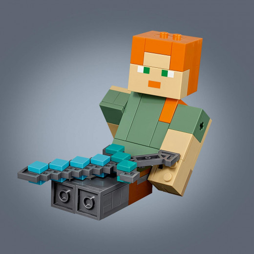 Lego minecraft alex discount bigfig with chicken