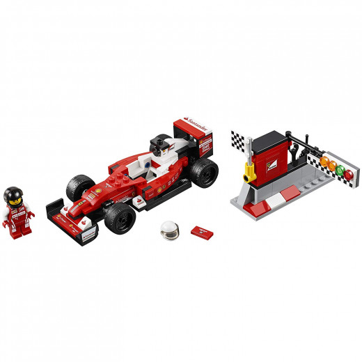 LEGO Speed Champions Scuderia Ferrari SF16-H Building Blocks Car for Kids 7 to 14 Years (184 Pcs)