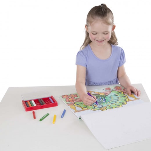 Melissa & Doug Jumbo Coloring Pad (11 x 14 inches) - Animals, 50 Pictures