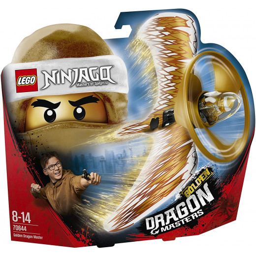 LEGO Ninjago Golden Dragon Master Flying Toy, Easy to Fly Glider for Kids