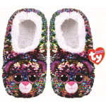 Stuffems Toy Shop Ty Flippable Fashion Slipper Socks - Dotty - Size Medium (1-3)