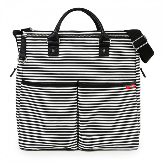 Skip Hop Duo Special Edition Diaper Bag, Black Stripe