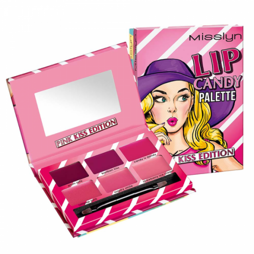 Misslyn Lip Candy Palette Pink Kiss Edition, Number 3
