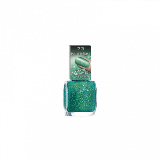 Misslyn Velvet Diamond Nail Polish, Number 73, Oriental Emerald