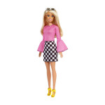 Barbie Fashionistas 104 Pink Blouse Black And White Skirt
